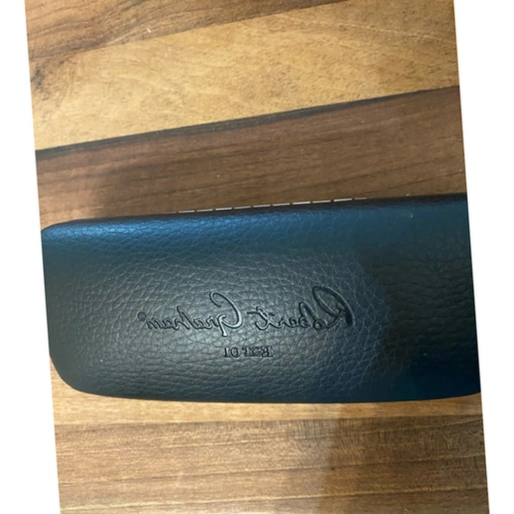 Robert Graham Black Leather Eyewear Case